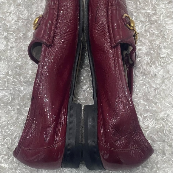 Gucci Horsebit Accent Patent Leather Loafers - Picture 6 of 11